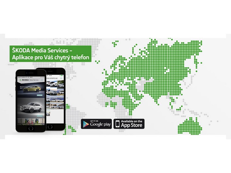 Aplikace Škoda Media Services nově